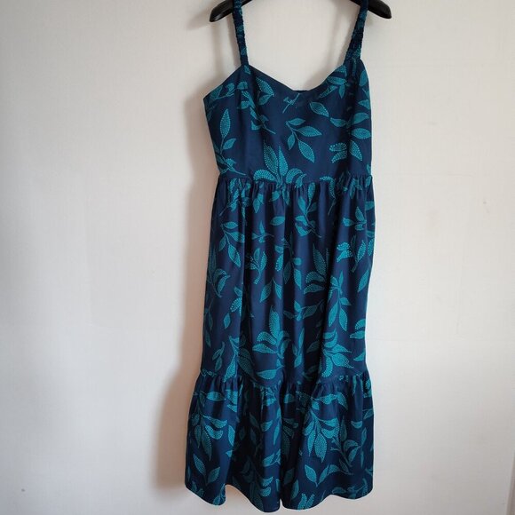 Ladies SZ 14 J Crew Factory Seaport Corset Midi Dress - Picture 2 of 3